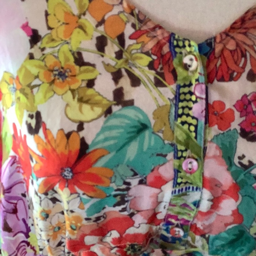 NWT Johnny Was Wild Garden Aurora Top - Picture 3 of 8